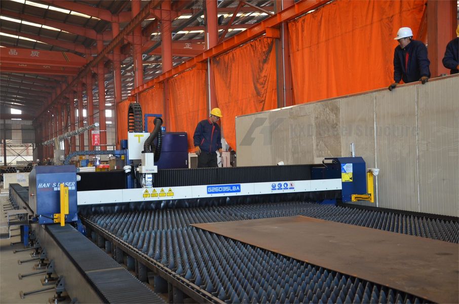 Qingdao KXD Steel Structure Co., Ltd linea di produzione del fabbricante