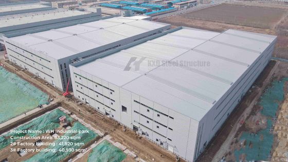 Laboratorio di costruzioni prefabbricate in acciaio su misura Magazzino commerciale di acciaio CE approvato