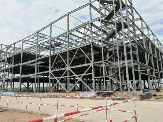 Struttura in acciaio su misura Edificio industriale Edificio per uffici Edificio scolastico Edificio per sale in acciaio