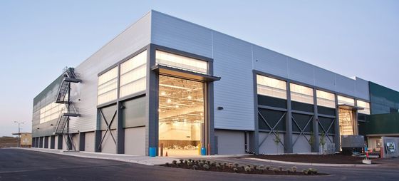 Edifici industriali prefabbricati in metallo Costruzione di grattacieli di acciaio leggero