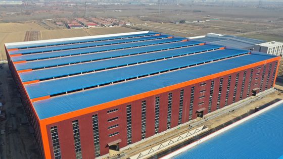 Edificio di struttura in acciaio personalizzabile Edificio in metallo pre-ingegnerizzato moderno SGS CE ISO