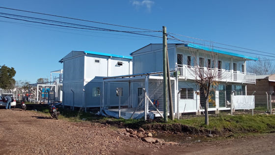 Prefabbricato modulare di acciaio Container Customized Case di acciaio strutturale Edificio