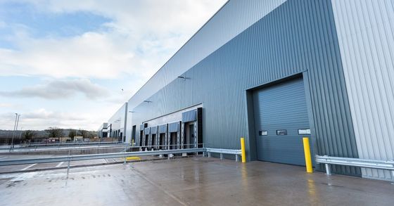 Prefabbricato struttura in acciaio a più piani edificio di magazzino SGS BV CE approvato
