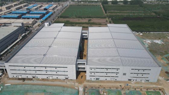 Edificio di struttura in acciaio ad alta resistenza struttura in acciaio industriale prefabbricata Sala espositiva