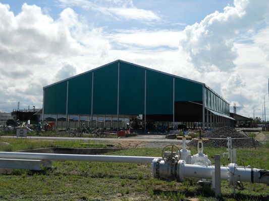 Assemblaggio rapido Large span Prefabbricato Struttura in acciaio leggero Galvanizzato Costruzioni industriali