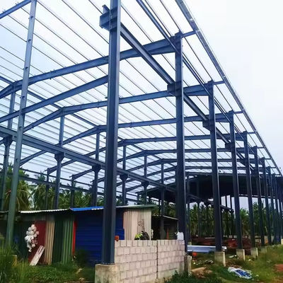 Installazione rapida S355 Multi-Story Prefabbricato Piani di costruzione di magazzini in acciaio leggero