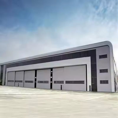 Struttura industriale in acciaio Aeromobili Telescopici Hangar Porta scorrevole Aeromobili Hangar Edificio in metallo prefabbricato