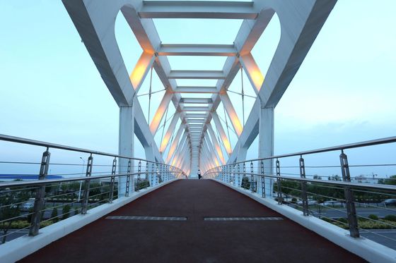 Ponte di travi in scatola di acciaio saldata per traffico pesante lunghe distanze bassa manutenzione
