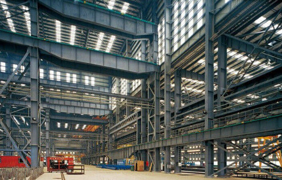 Custom Q355B Pre-engineered Modular Prefab Industrial Warehouse Struttura in acciaio Edificio