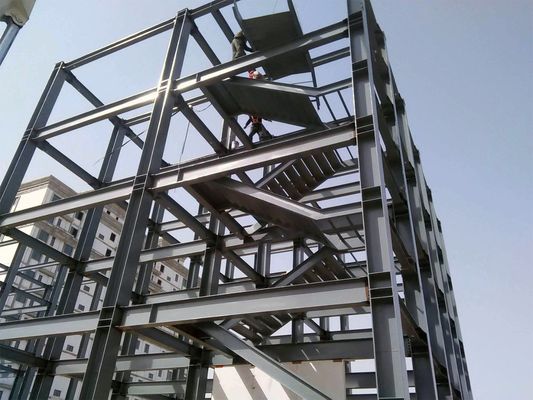 3-5 piani Infissi prefabbricati in acciaio Servizi di magazzinaggio Centri commerciali Edifici commerciali