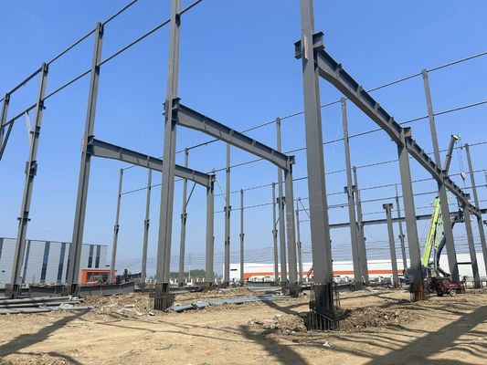 Edifici di fabbriche di acciaio resistenti al fuoco Strutture metalliche industriali