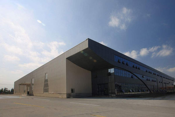 Edifici prefabbricati con facciata continua in vetro e connessioni bullonate ad alta resistenza per negozi, uffici, mostre e centri commerciali