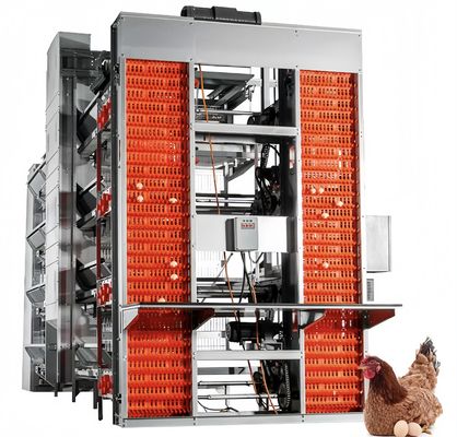 Tipo di batterie strato gabbia per polli automatico per polli