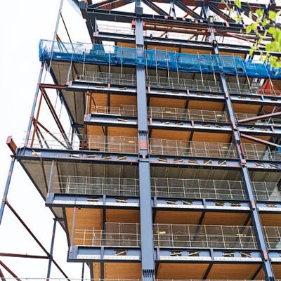 Costruzioni in acciaio prefabbricate con acciaio Q235/Q345 e materiali resistenti al fuoco per una durata di 20-50 anni