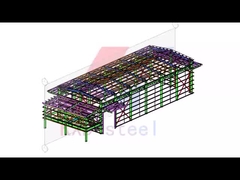 3D Tekla, magazzino di strutture in acciaio